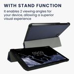 Laptop, Telefoane si Tablete - Tablete si accesorii tablete - Accesorii Tablete - Huse tablete - Husa Smart Cover Kwmobile Samsung Galaxy Tab A 10.1 inch P580/P585 S Pen, piele ecologica, albastru, functie stand - Infinity.ro