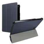 Laptop, Telefoane si Tablete - Tablete si accesorii tablete - Accesorii Tablete - Huse tablete - Husa Smart Cover Kwmobile Samsung Galaxy Tab A 10.1 inch P580/P585 S Pen, piele ecologica, albastru, functie stand - Infinity.ro