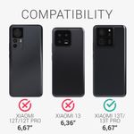 Laptop, Telefoane si Tablete - Telefoane mobile si accesorii - Accesorii Telefoane - Folii protectie telefoane - Set 3 folii protectie telefon Kwmobile pentru Xiaomi 13T, 13T Pro, antireflex, PET, transparente - Infinity.ro