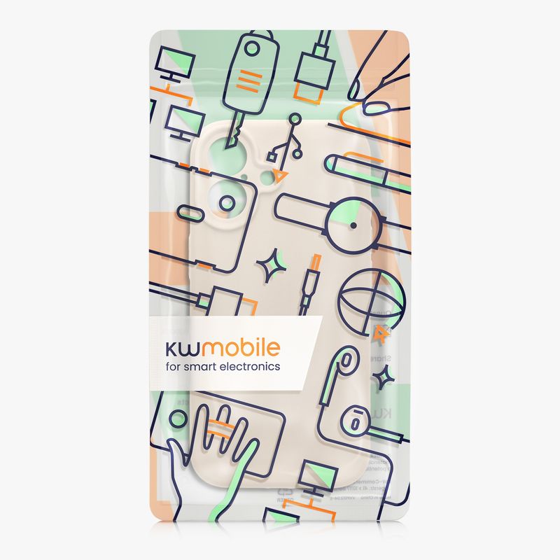 Laptop, Telefoane si Tablete - Telefoane mobile si accesorii - Accesorii Telefoane - Huse telefoane - Husa Kwmobile pentru iPhone 17, anti-alunecare, silicon, bej - Infinity.ro