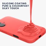 Laptop, Telefoane si Tablete - Telefoane mobile si accesorii - Accesorii Telefoane - Huse telefoane - Husa Kwmobile pentru iPhone 17, anti-alunecare, silicon, coral neon - Infinity.ro