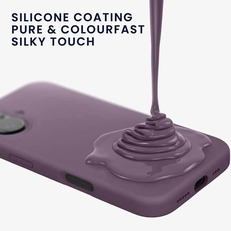 Laptop, Telefoane si Tablete - Telefoane mobile si accesorii - Accesorii Telefoane - Huse telefoane - Husa Kwmobile pentru iPhone 17, anti-alunecare, silicon, iris - Infinity.ro