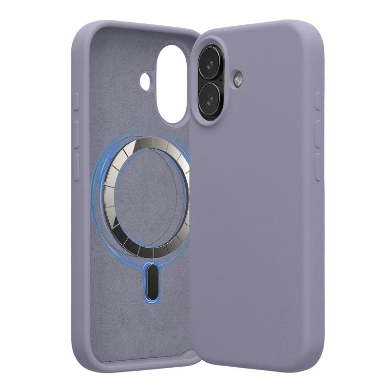 Laptop, Telefoane si Tablete - Telefoane mobile si accesorii - Accesorii Telefoane - Huse telefoane - Husa Kwmobile pentru iPhone 17, compatibilitate MagSafe, silicon, mov - Infinity.ro