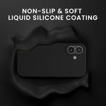 Laptop, Telefoane si Tablete - Telefoane mobile si accesorii - Accesorii Telefoane - Huse telefoane - Husa Kwmobile pentru iPhone 17, compatibilitate MagSafe, silicon, negru - Infinity.ro