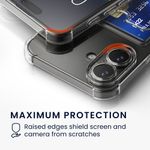 Laptop, Telefoane si Tablete - Telefoane mobile si accesorii - Accesorii Telefoane - Huse telefoane - Husa Kwmobile pentru iPhone 17, buzunar card, TPU, transparent - Infinity.ro