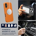 Laptop, Telefoane si Tablete - Telefoane mobile si accesorii - Accesorii Telefoane - Huse telefoane - Husa Kwmobile pentru iPhone 17, compatibilitate MagSafe, silicon, portocaliu - Infinity.ro