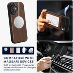 Laptop, Telefoane si Tablete - Telefoane mobile si accesorii - Accesorii Telefoane - Huse telefoane - Husa Kwmobile pentru iPhone 17, compatibilitate MagSafe, lemn, TPU, maro - Infinity.ro
