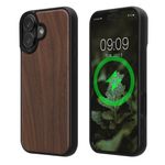Laptop, Telefoane si Tablete - Telefoane mobile si accesorii - Accesorii Telefoane - Huse telefoane - Husa Kwmobile pentru iPhone 17, compatibilitate MagSafe, lemn, TPU, maro - Infinity.ro