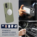 Laptop, Telefoane si Tablete - Telefoane mobile si accesorii - Accesorii Telefoane - Huse telefoane - Husa Kwmobile pentru iPhone 17, compatibilitate MagSafe, silicon, verde - Infinity.ro