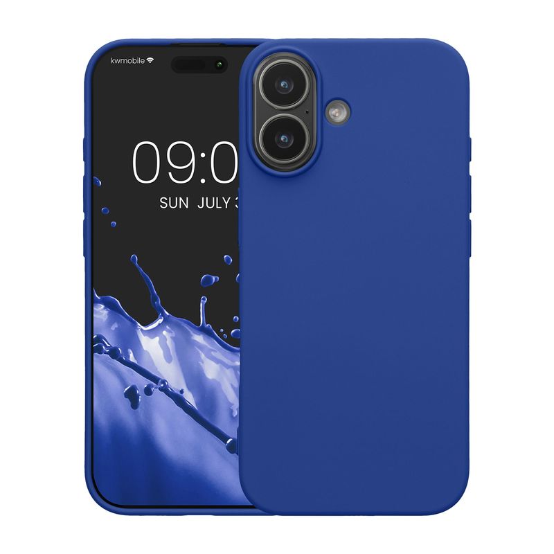 Laptop, Telefoane si Tablete - Telefoane mobile si accesorii - Accesorii Telefoane - Huse telefoane - Husa Kwmobile pentru iPhone 17, protectie la socuri, silicon, albastru - Infinity.ro