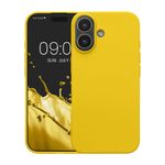 Laptop, Telefoane si Tablete - Telefoane mobile si accesorii - Accesorii Telefoane - Huse telefoane - Husa Kwmobile pentru iPhone 17, protectie la socuri, silicon, galben - Infinity.ro
