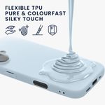 Laptop, Telefoane si Tablete - Telefoane mobile si accesorii - Accesorii Telefoane - Huse telefoane - Husa Kwmobile pentru iPhone 17, incarcare wireless, silicon, albastru deschis - Infinity.ro