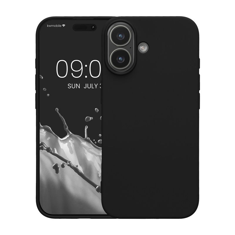 Laptop, Telefoane si Tablete - Telefoane mobile si accesorii - Accesorii Telefoane - Huse telefoane - Husa Kwmobile pentru iPhone 17, protectie la socuri, silicon, negru - Infinity.ro