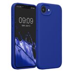 Laptop, Telefoane si Tablete - Telefoane mobile si accesorii - Accesorii Telefoane - Huse telefoane - Husa Kwmobile pentru iPhone 17e/16e, anti-alunecare, anti-amprenta, silicon, albastru - Infinity.ro