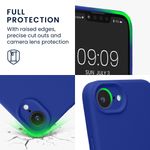 Laptop, Telefoane si Tablete - Telefoane mobile si accesorii - Accesorii Telefoane - Huse telefoane - Husa Kwmobile pentru iPhone 17e/16e, anti-alunecare, anti-amprenta, silicon, albastru - Infinity.ro