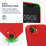 Laptop, Telefoane si Tablete - Telefoane mobile si accesorii - Accesorii Telefoane - Huse telefoane - Husa Kwmobile pentru iPhone 17e/16e, anti-alunecare, silicon, rosu clasic - Infinity.ro