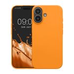 Laptop, Telefoane si Tablete - Telefoane mobile si accesorii - Accesorii Telefoane - Huse telefoane - Husa Kwmobile pentru iPhone 17, protectie la socuri, silicon, portocaliu - Infinity.ro