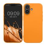 Laptop, Telefoane si Tablete - Telefoane mobile si accesorii - Accesorii Telefoane - Huse telefoane - Husa Kwmobile pentru iPhone 17, protectie la socuri, silicon, portocaliu - Infinity.ro