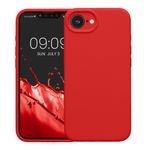 Laptop, Telefoane si Tablete - Telefoane mobile si accesorii - Accesorii Telefoane - Huse telefoane - Husa Kwmobile pentru iPhone 17e/16e, anti-alunecare, silicon, rosu clasic - Infinity.ro