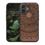 Laptop, Telefoane si Tablete - Telefoane mobile si accesorii - Accesorii Telefoane - Huse telefoane - Husa Kwmobile pentru iPhone 17, protectie la zgarieturi, lemn, TPU, maro - Infinity.ro
