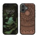 Laptop, Telefoane si Tablete - Telefoane mobile si accesorii - Accesorii Telefoane - Huse telefoane - Husa Kwmobile pentru iPhone 17, protectie la zgarieturi, lemn, TPU, maro - Infinity.ro