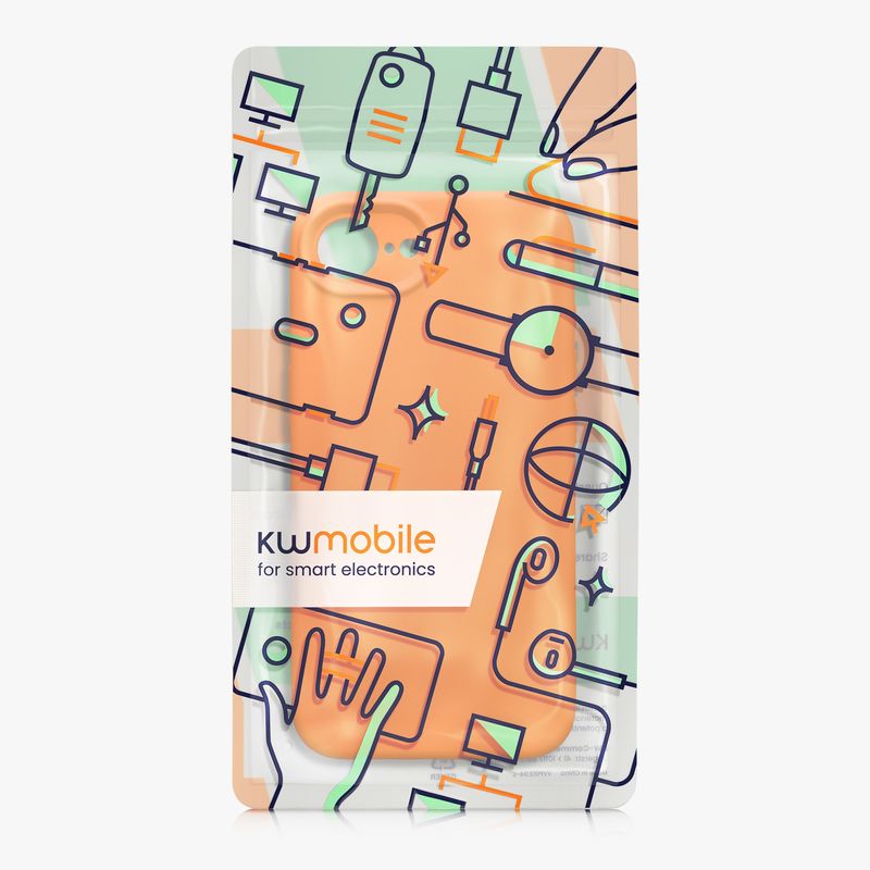 Laptop, Telefoane si Tablete - Telefoane mobile si accesorii - Accesorii Telefoane - Huse telefoane - Husa Kwmobile pentru iPhone 17e/16e, anti-alunecare, silicon, portocaliu - Infinity.ro