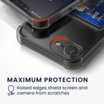 Laptop, Telefoane si Tablete - Telefoane mobile si accesorii - Accesorii Telefoane - Huse telefoane - Husa Kwmobile pentru iPhone 17e/16e, buzunar card, TPU, negru, transparent - Infinity.ro
