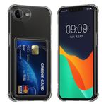 Laptop, Telefoane si Tablete - Telefoane mobile si accesorii - Accesorii Telefoane - Huse telefoane - Husa Kwmobile pentru iPhone 17e/16e, buzunar card, TPU, negru, transparent - Infinity.ro