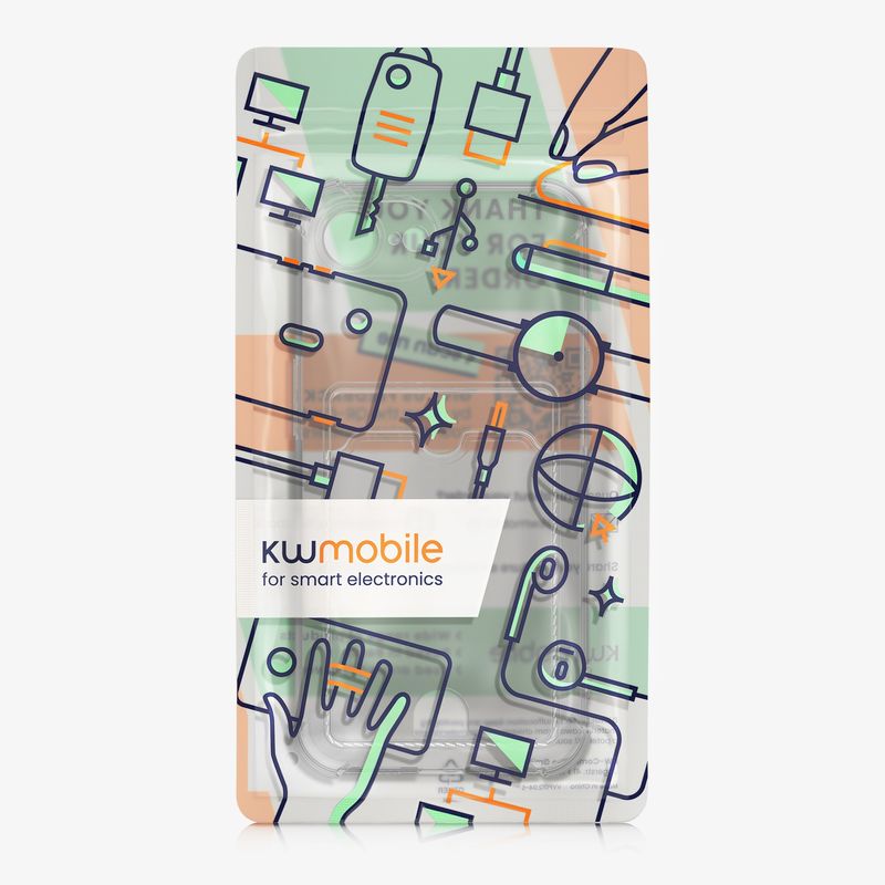 Laptop, Telefoane si Tablete - Telefoane mobile si accesorii - Accesorii Telefoane - Huse telefoane - Husa Kwmobile pentru iPhone 17e/16e, buzunar card, TPU, negru, transparent - Infinity.ro