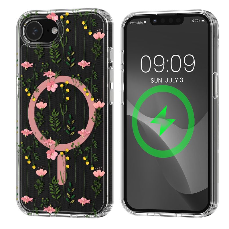 Laptop, Telefoane si Tablete - Telefoane mobile si accesorii - Accesorii Telefoane - Huse telefoane - Husa Kwmobile pentru iPhone 17e/16e, compatibilitate MagSafe, anti-alunecare, acril, TPU, transparent - Infinity.ro