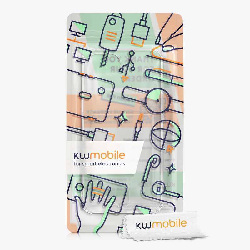 Laptop, Telefoane si Tablete - Telefoane mobile si accesorii - Accesorii Telefoane - Huse telefoane - Husa Kwmobile pentru iPhone 17e/16e, buzunar card, TPU, transparent - Infinity.ro
