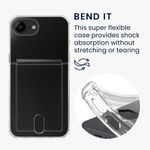 Laptop, Telefoane si Tablete - Telefoane mobile si accesorii - Accesorii Telefoane - Huse telefoane - Husa Kwmobile pentru iPhone 17e/16e, buzunar card, TPU, transparent - Infinity.ro