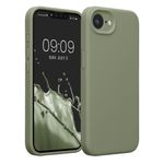 Laptop, Telefoane si Tablete - Telefoane mobile si accesorii - Accesorii Telefoane - Huse telefoane - Husa Kwmobile pentru iPhone 17e/16e, anti-alunecare, silicon, verde, gri - Infinity.ro