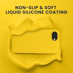 Laptop, Telefoane si Tablete - Telefoane mobile si accesorii - Accesorii Telefoane - Huse telefoane - Husa Kwmobile pentru iPhone 17e/16e, compatibilitate MagSafe, anti-alunecare, silicon, galben - Infinity.ro
