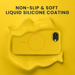 Laptop, Telefoane si Tablete - Telefoane mobile si accesorii - Accesorii Telefoane - Huse telefoane - Husa Kwmobile pentru iPhone 17e/16e, compatibilitate MagSafe, silicon, galben - Infinity.ro