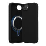 Laptop, Telefoane si Tablete - Telefoane mobile si accesorii - Accesorii Telefoane - Huse telefoane - Husa Kwmobile pentru iPhone 17e/16e, compatibilitate MagSafe, anti-alunecare, silicon, negru - Infinity.ro
