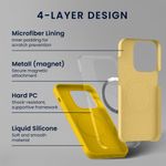 Laptop, Telefoane si Tablete - Telefoane mobile si accesorii - Accesorii Telefoane - Huse telefoane - Husa Kwmobile pentru iPhone 17e/16e, compatibilitate MagSafe, silicon, galben - Infinity.ro
