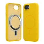 Laptop, Telefoane si Tablete - Telefoane mobile si accesorii - Accesorii Telefoane - Huse telefoane - Husa Kwmobile pentru iPhone 17e/16e, compatibilitate MagSafe, silicon, galben - Infinity.ro