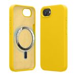 Laptop, Telefoane si Tablete - Telefoane mobile si accesorii - Accesorii Telefoane - Huse telefoane - Husa Kwmobile pentru iPhone 17e/16e, compatibilitate MagSafe, anti-alunecare, silicon, galben - Infinity.ro