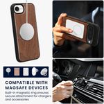 Laptop, Telefoane si Tablete - Telefoane mobile si accesorii - Accesorii Telefoane - Huse telefoane - Husa Kwmobile pentru iPhone 17e/16e, compatibilitate MagSafe, protectie la socuri, lemn, TPU, maro - Infinity.ro