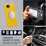 Laptop, Telefoane si Tablete - Telefoane mobile si accesorii - Accesorii Telefoane - Huse telefoane - Husa Kwmobile pentru iPhone 17e/16e, compatibilitate MagSafe, silicon, galben - Infinity.ro