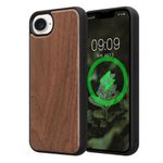 Laptop, Telefoane si Tablete - Telefoane mobile si accesorii - Accesorii Telefoane - Huse telefoane - Husa Kwmobile pentru iPhone 17e/16e, compatibilitate MagSafe, protectie la socuri, lemn, TPU, maro - Infinity.ro