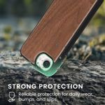 Laptop, Telefoane si Tablete - Telefoane mobile si accesorii - Accesorii Telefoane - Huse telefoane - Husa Kwmobile pentru iPhone 17e/16e, compatibilitate MagSafe, protectie la socuri, lemn, TPU, maro - Infinity.ro
