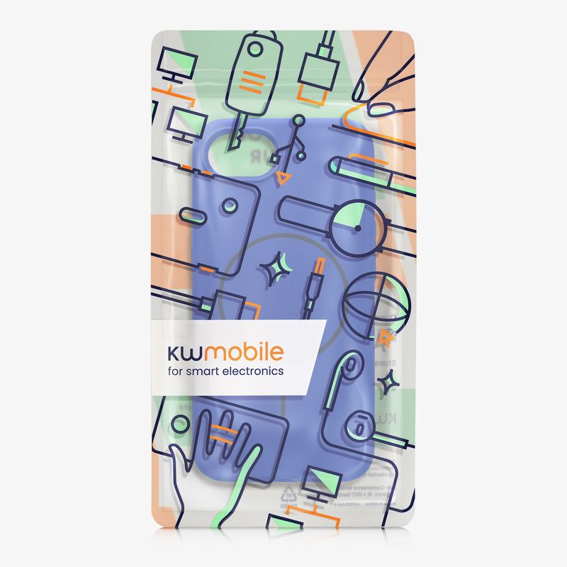 Laptop, Telefoane si Tablete - Telefoane mobile si accesorii - Accesorii Telefoane - Huse telefoane - Husa Kwmobile pentru iPhone 17e/16e, compatibilitate MagSafe, incarcare wireless, silicon, albastru - Infinity.ro