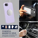 Laptop, Telefoane si Tablete - Telefoane mobile si accesorii - Accesorii Telefoane - Huse telefoane - Husa Kwmobile pentru iPhone 17e/16e, compatibilitate MagSafe, silicon, mov - Infinity.ro