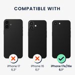 Laptop, Telefoane si Tablete - Telefoane mobile si accesorii - Accesorii Telefoane - Huse telefoane - Husa Kwmobile pentru iPhone 17e/16e, compatibilitate MagSafe, silicon, bleumarin - Infinity.ro