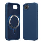 Laptop, Telefoane si Tablete - Telefoane mobile si accesorii - Accesorii Telefoane - Huse telefoane - Husa Kwmobile pentru iPhone 17e/16e, compatibilitate MagSafe, silicon, bleumarin - Infinity.ro