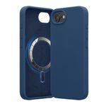 Laptop, Telefoane si Tablete - Telefoane mobile si accesorii - Accesorii Telefoane - Huse telefoane - Husa Kwmobile pentru iPhone 17e/16e, compatibilitate MagSafe, silicon, bleumarin - Infinity.ro