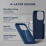 Laptop, Telefoane si Tablete - Telefoane mobile si accesorii - Accesorii Telefoane - Huse telefoane - Husa Kwmobile pentru iPhone 17e/16e, compatibilitate MagSafe, silicon, bleumarin - Infinity.ro