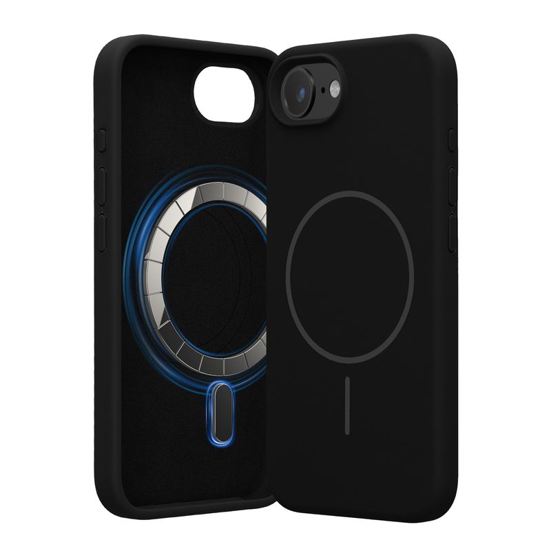 Laptop, Telefoane si Tablete - Telefoane mobile si accesorii - Accesorii Telefoane - Huse telefoane - Husa Kwmobile pentru iPhone 17e/16e, compatibilitate MagSafe, silicon, negru - Infinity.ro